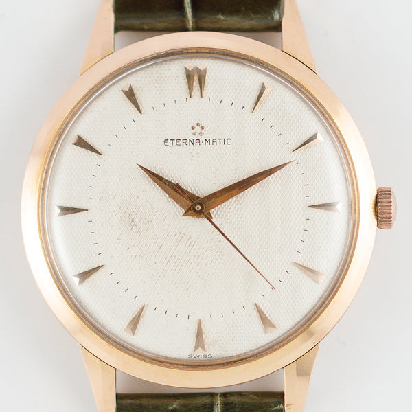 ETERNA-MATIC Jumbo Size Guilloche Dial – TIMEANAGRAM