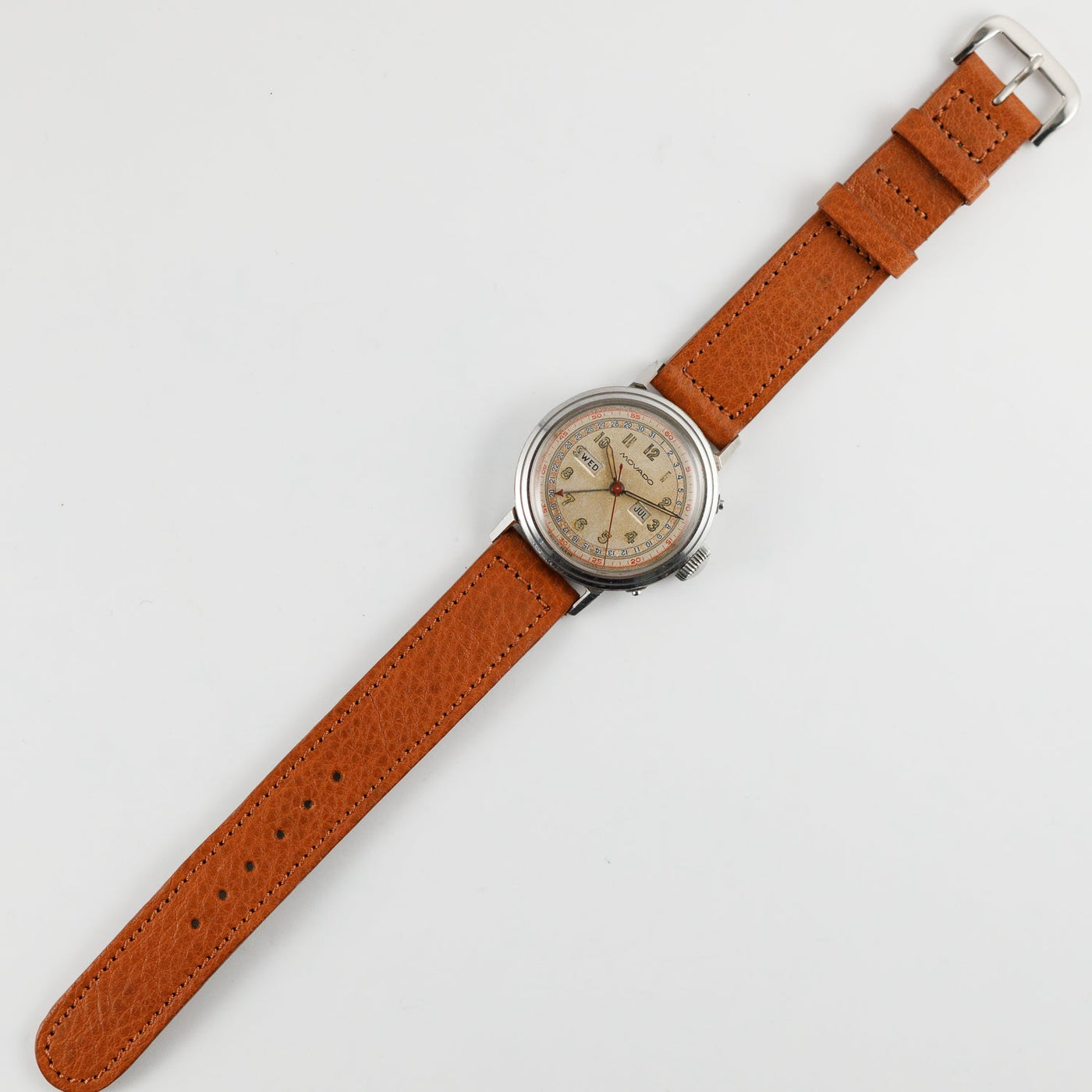 MOVADO Ref.14819 Triple Calendar Step Bezel – TIMEANAGRAM