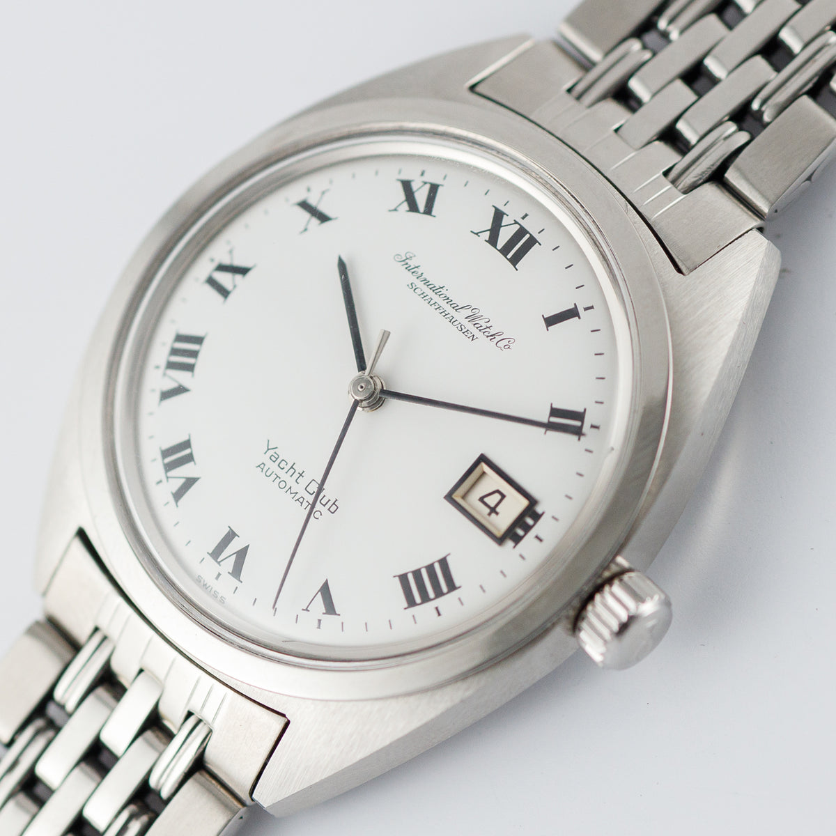 IWC Yacht Club White Roman Dial