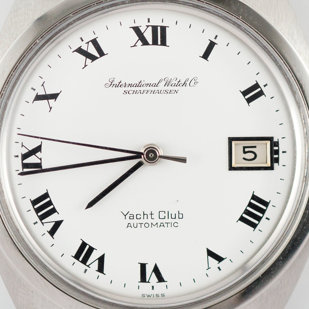 IWC Yacht Club White Roman Dial