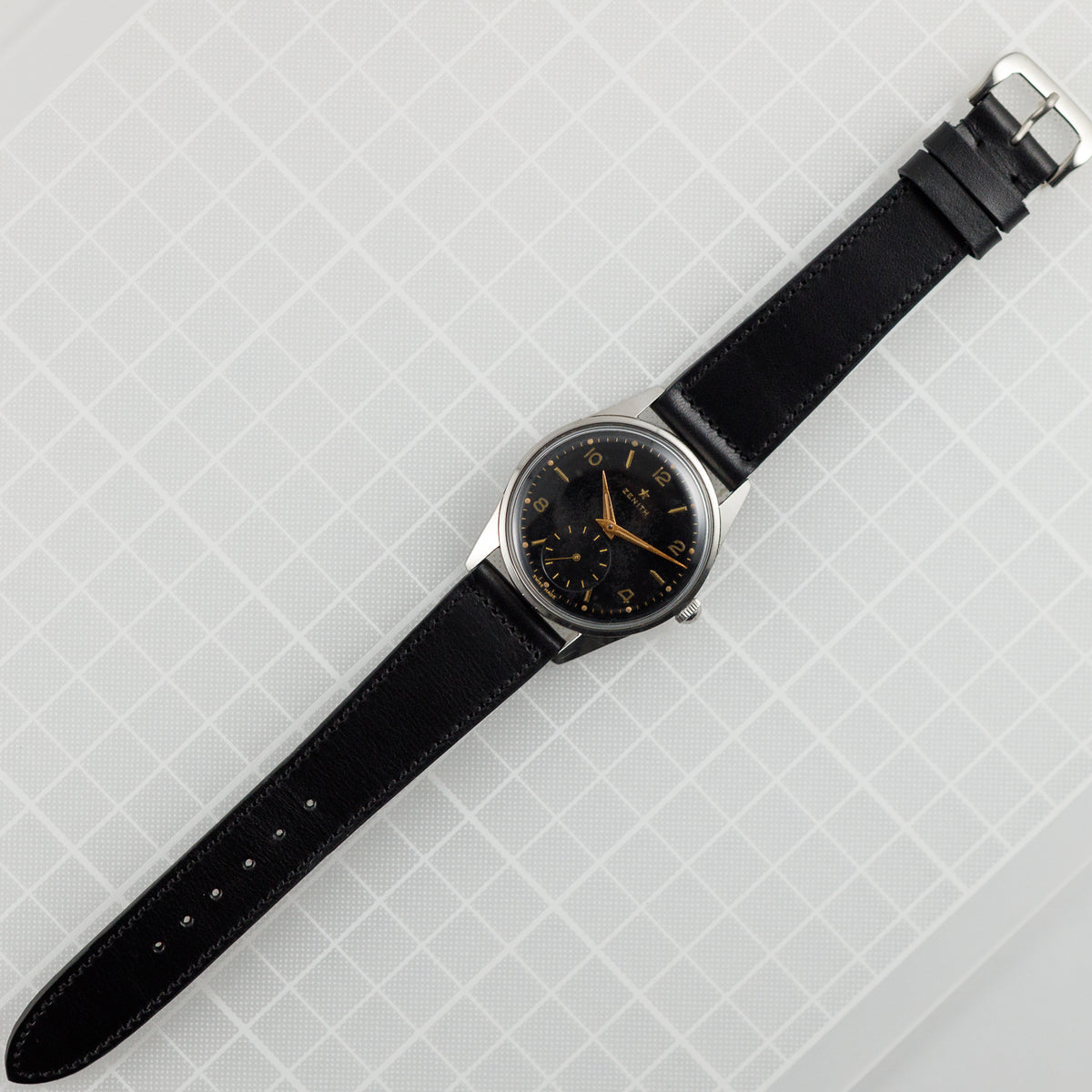 ZENITH Black Gilt Dial
