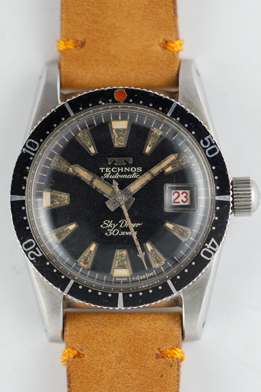 TECHNOS Sky Diver Count Down Bezel
