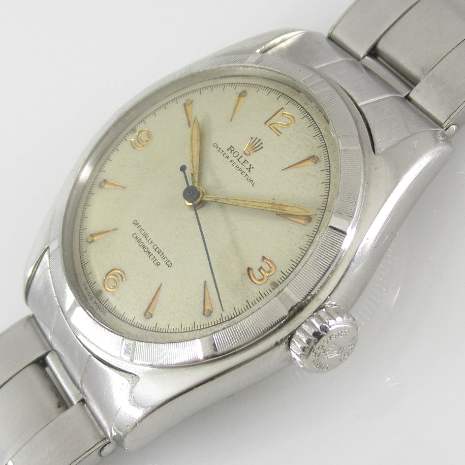 ROLEX Semi Bubble back ref.6107 Super Oyster Case
