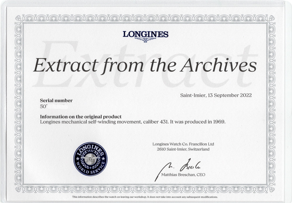 LONGINES ULTRA-CHRON  Super Compressor Case