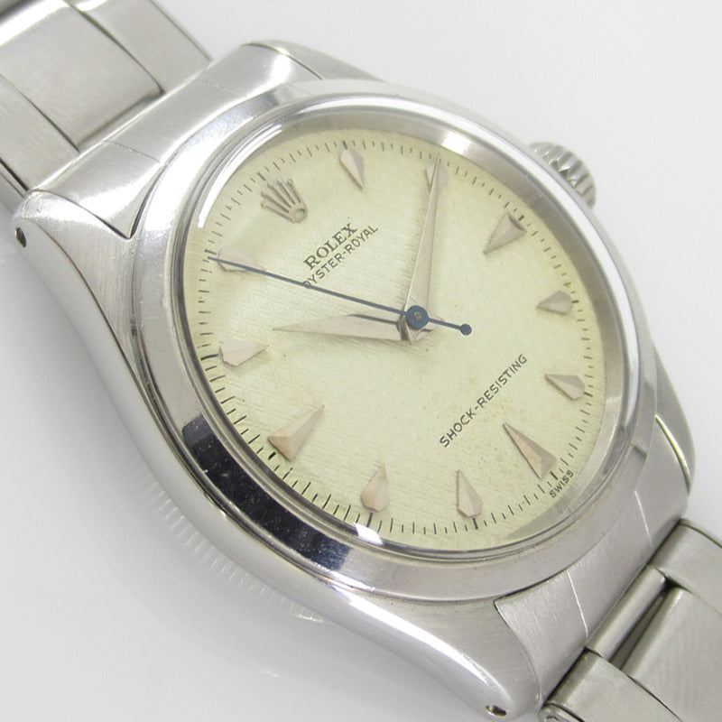 ROLEX OYSTER ROYAL Ref.6244 Honeycomb Dial with Expander Bracelet