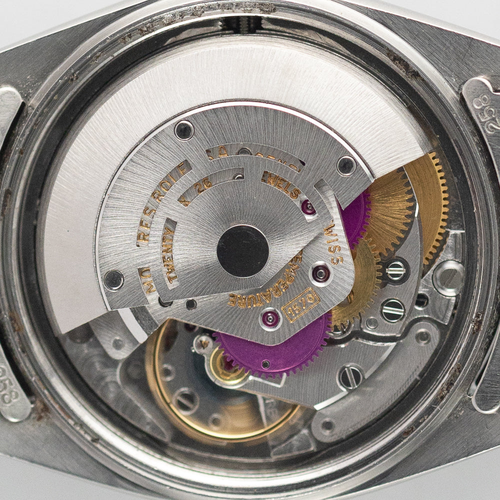 ROLEX DATEJUST ref.1600 Black Mirror Dial