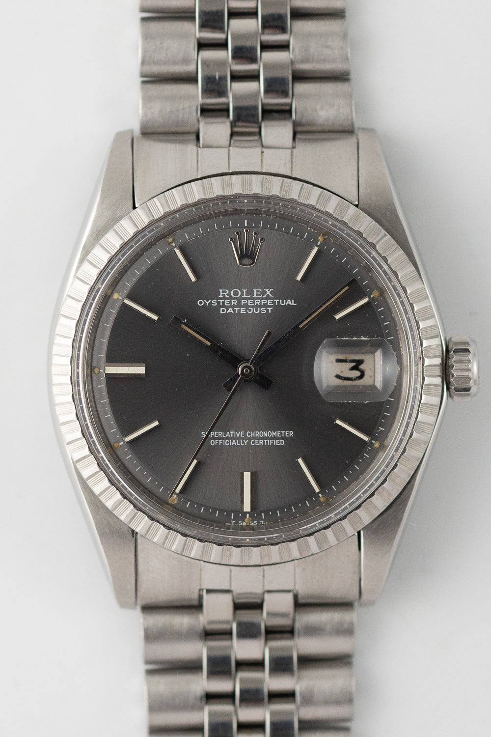 ROLEX DATEJUST REF.1603 GRAY Dial