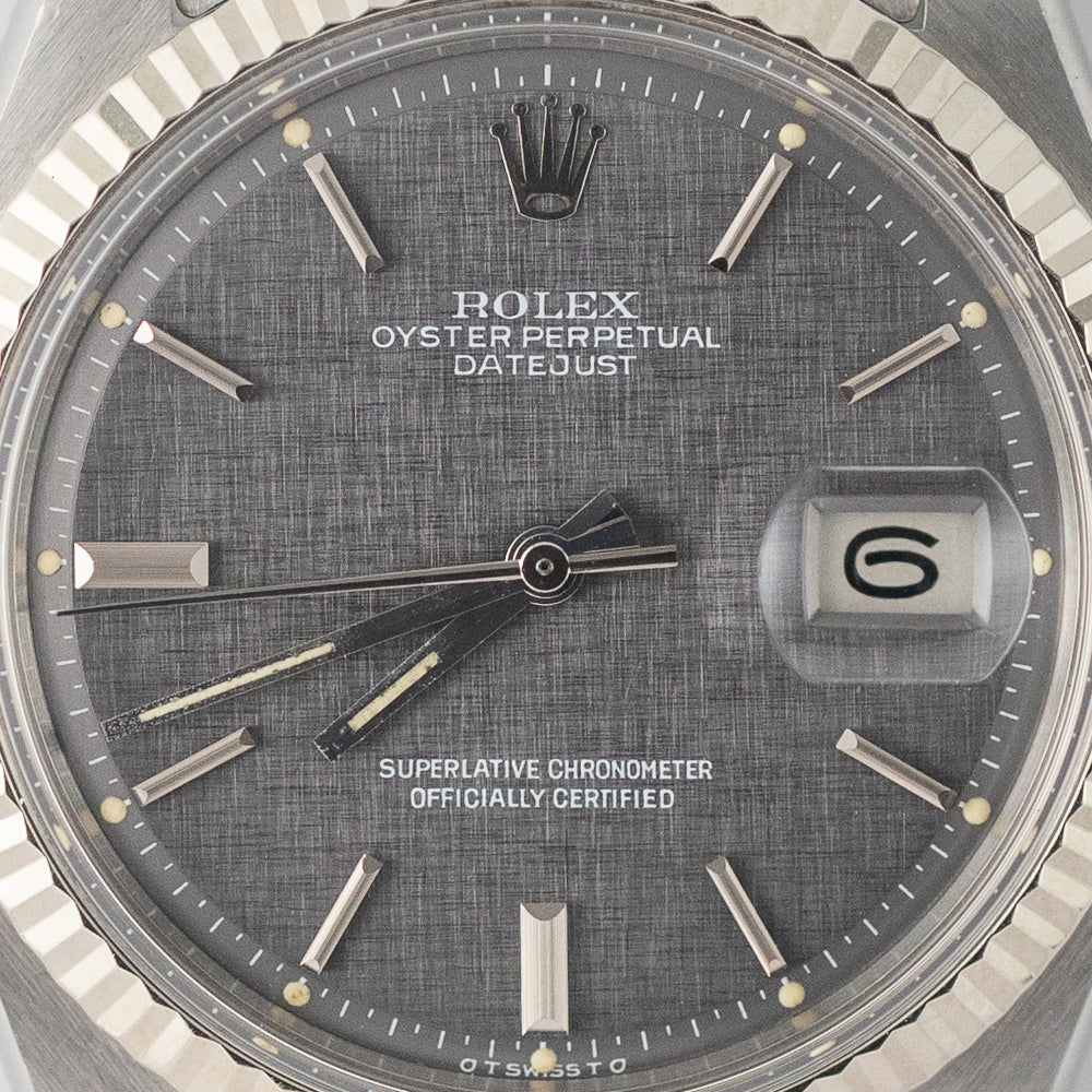 ROLEX DATEJUST Ref.1601 Gray Linen Sigma Dial
