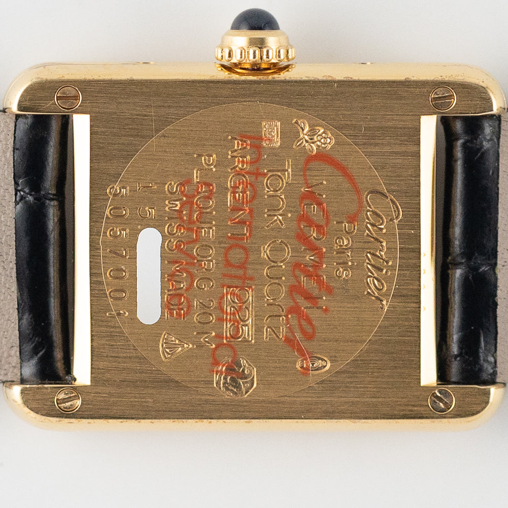 CARTIER SM MUST DE TANK REF.5057001 OPARAN DIAL