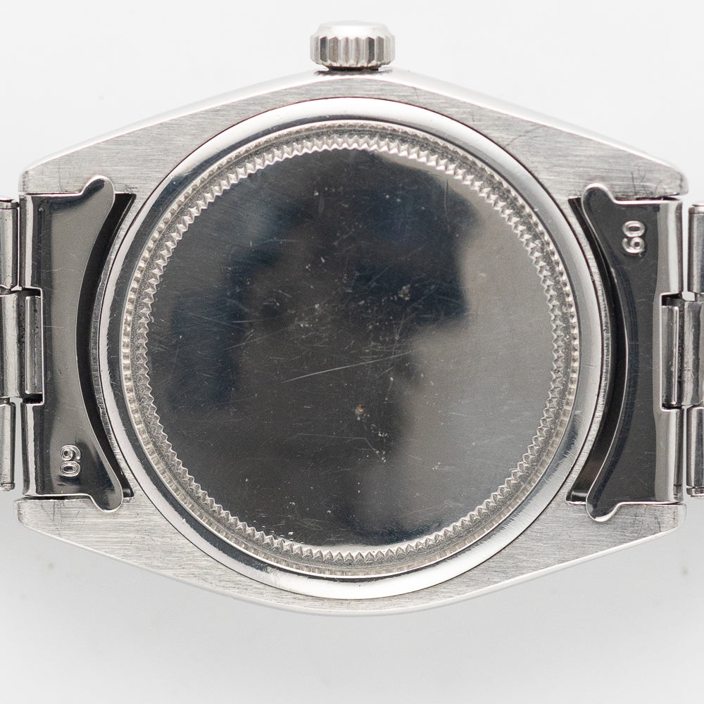 ROLEX OYSTERDATE Re.6694 Black Gilt Dial No Luminous
