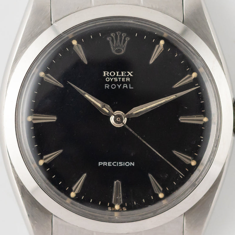 ROLEX OYSTER ROYAL Ref.6426 Black Gilt Dial