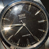 ROLEX OYSTER ROYAL Ref.6426 Black Gilt Dial