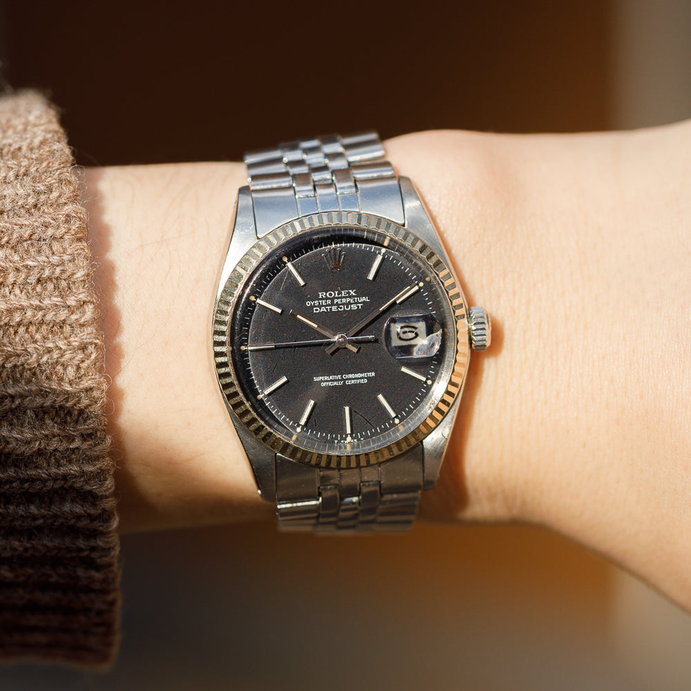 ROLEX DATEJUST Ref.1601 Confetti Dial – TIMEANAGRAM