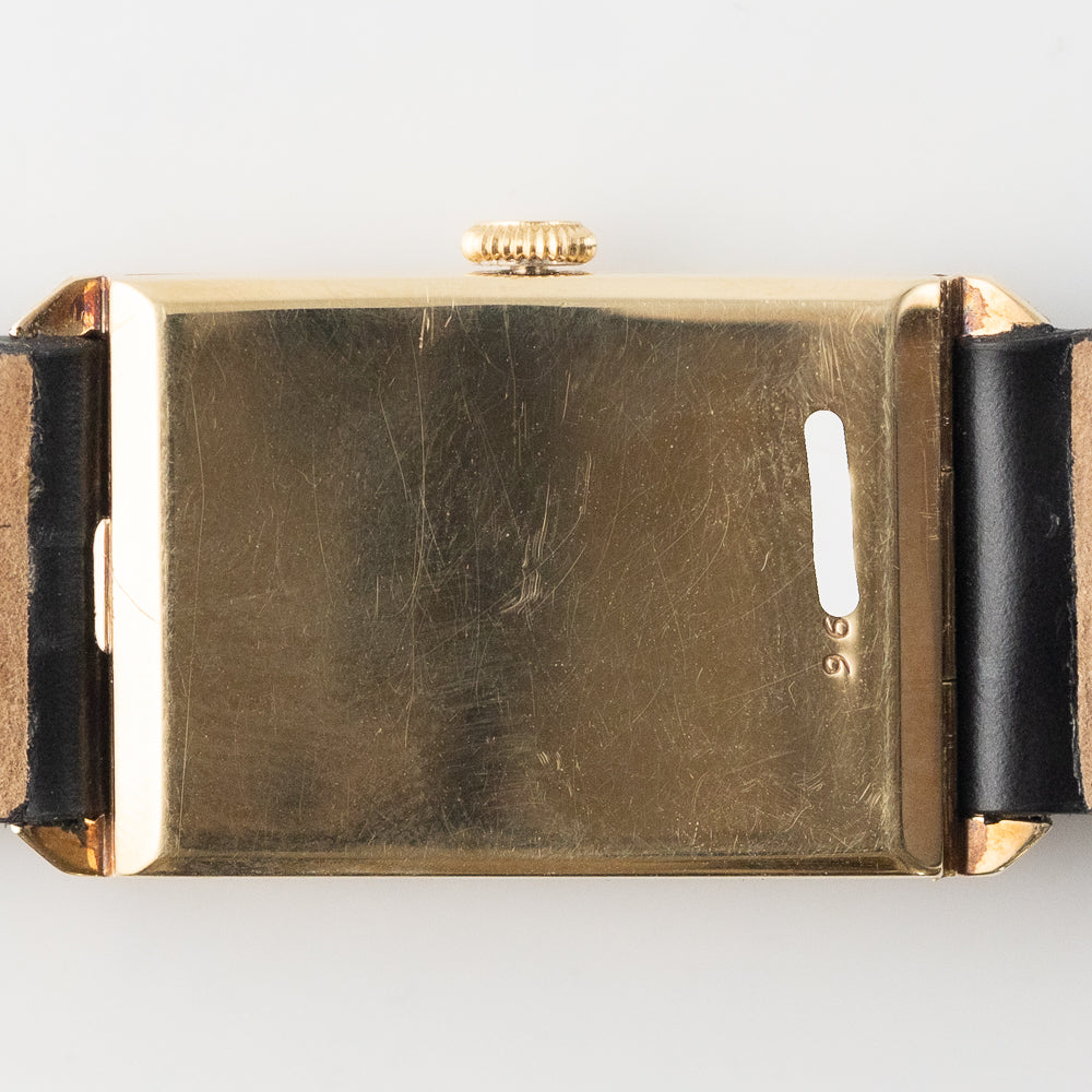 IWC Rectangle Cal.87 Cats Eye Black Gilt Dial – TIMEANAGRAM