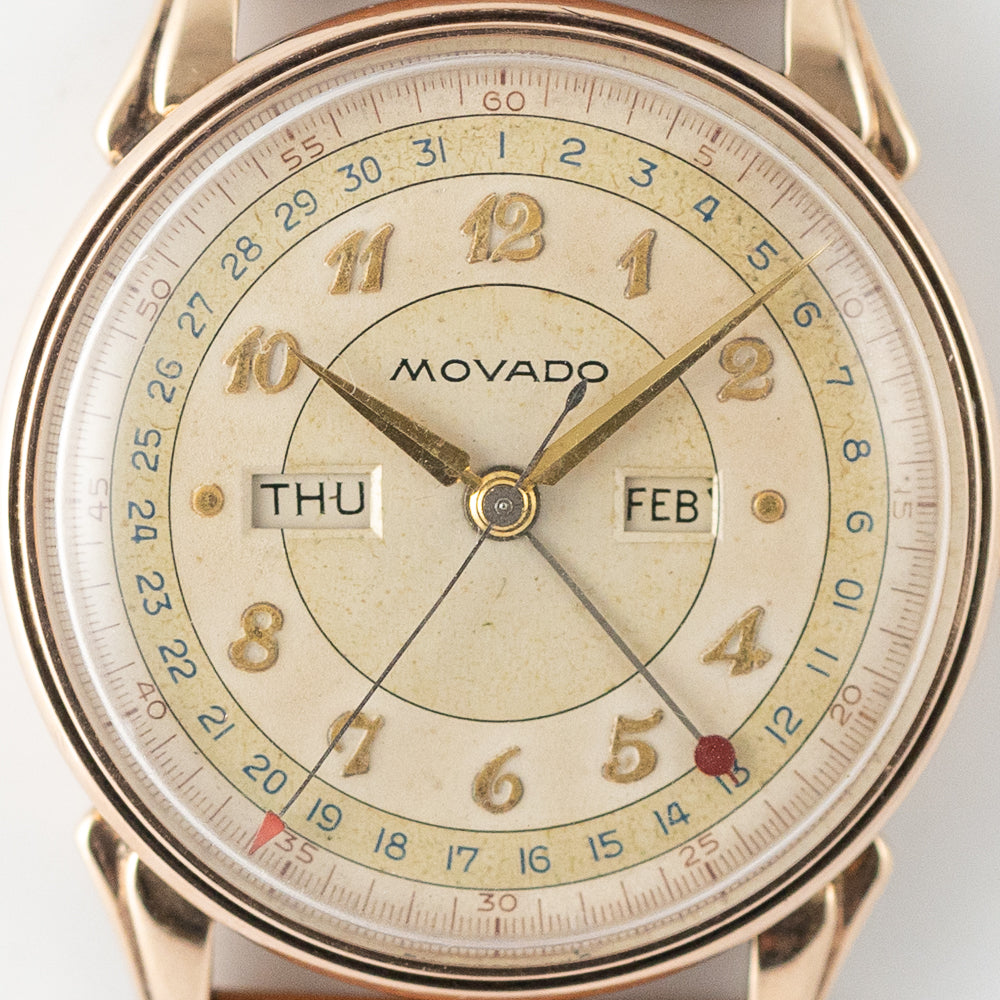 MOVADO Triple Calendar Step Case & lugs