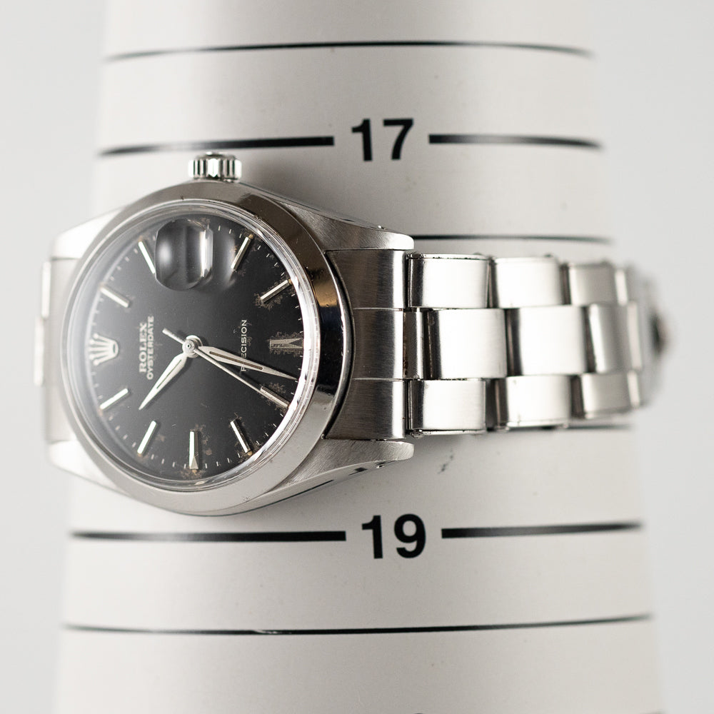 ROLEX OYSTERDATE Ref.6694 Black Gilt Dial