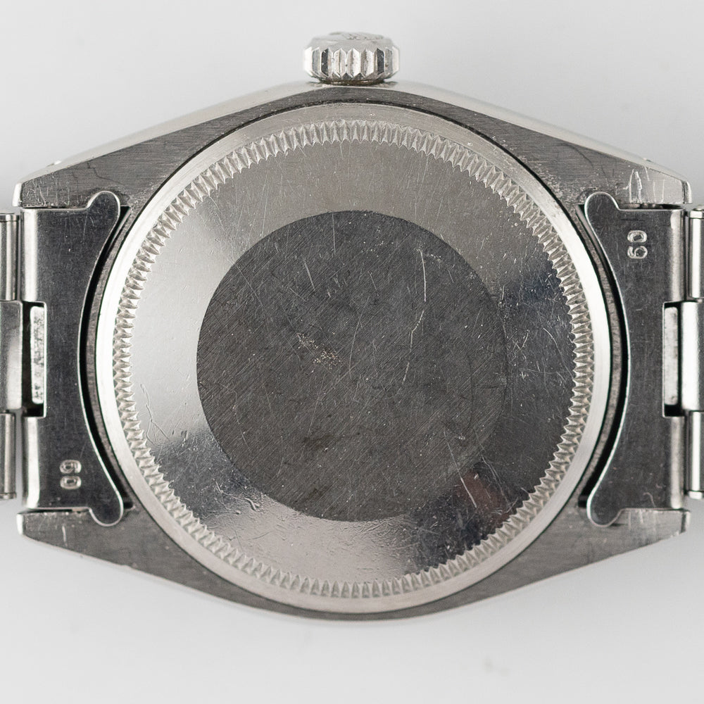 ROLEX OYSTER PERPETUAL DATE Ref.1500 Black Gilt Patina Dial