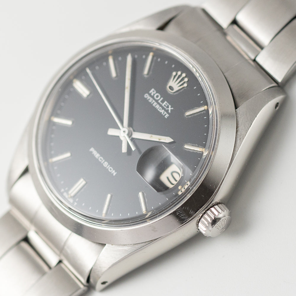 ROLEX OYSTERDATE Ref.6694 Black Mirror Dial