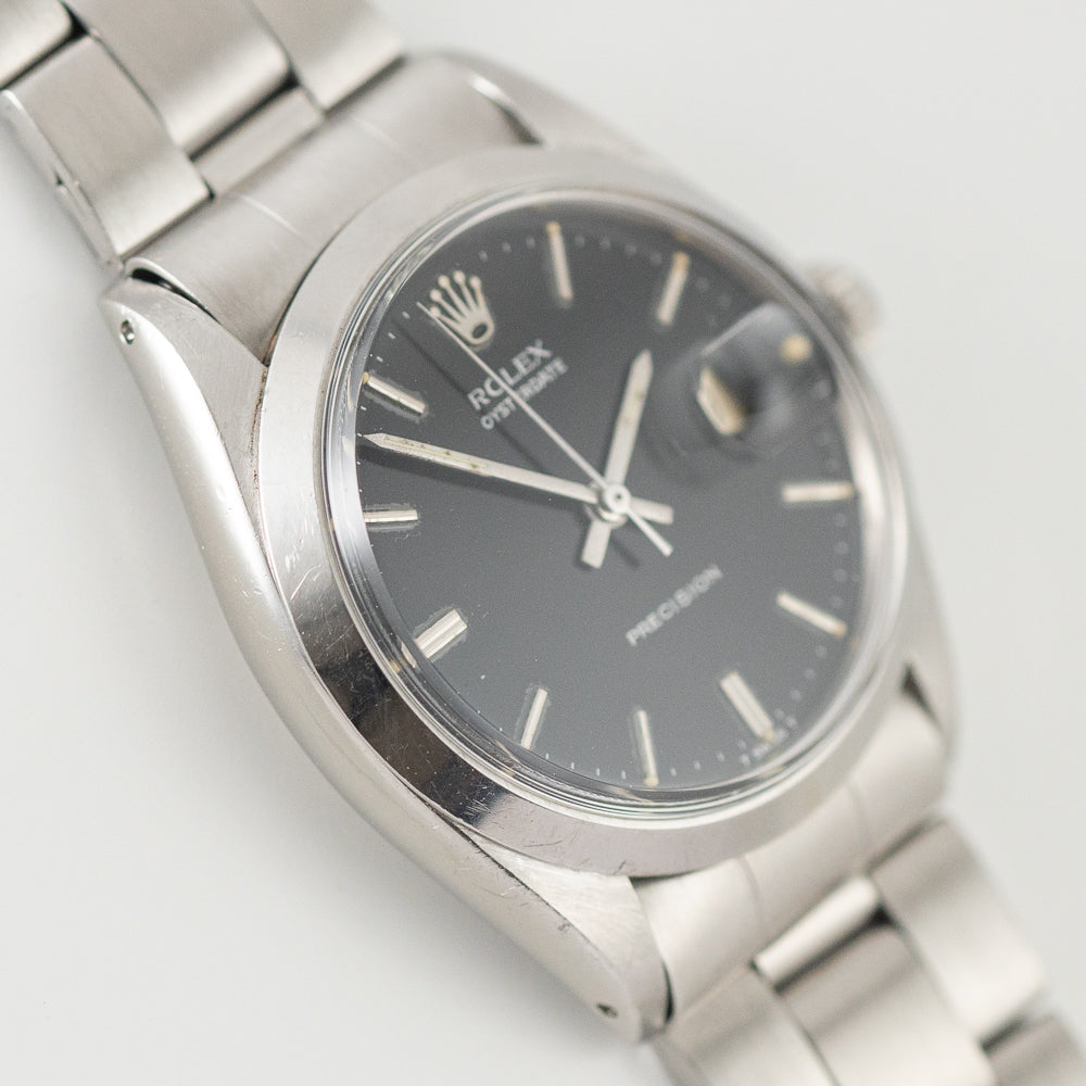 ROLEX OYSTERDATE Ref.6694 Black Mirror Dial