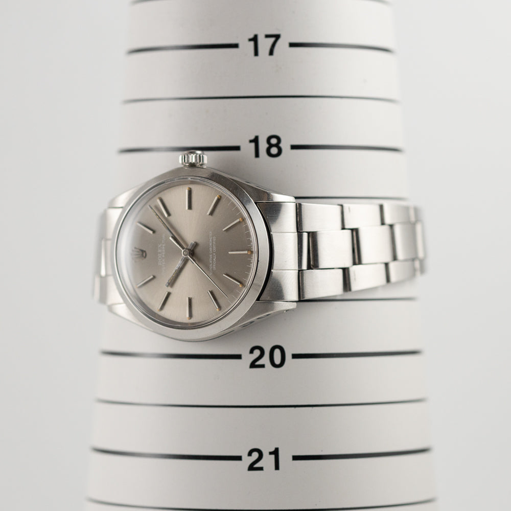 ROLEX OYSTER PERPETUAL Ref.1002 Gray Dial Long Minute