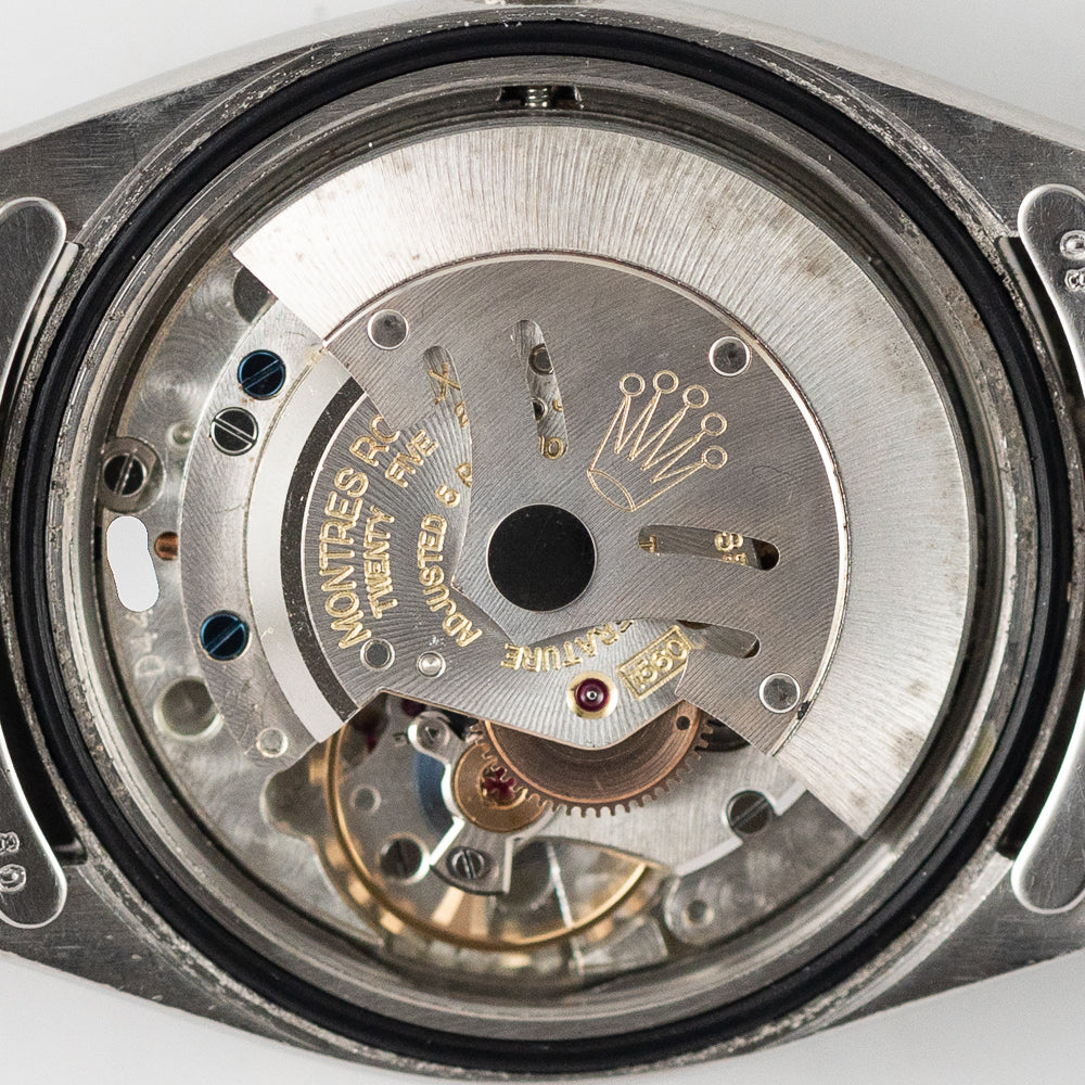 ROLEX DATEJUST Ref.1625 Thunder Bird Black Gilt Patina Dial