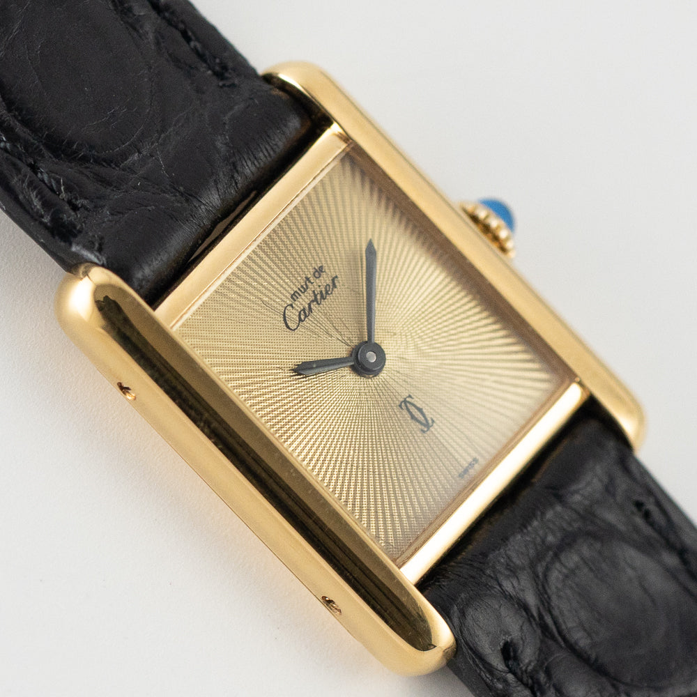 CARTIER SM MUST DE TANK DISCOR DIAL