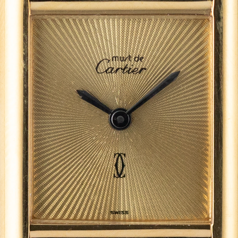 CARTIER SM MUST DE TANK DISCOR DIAL