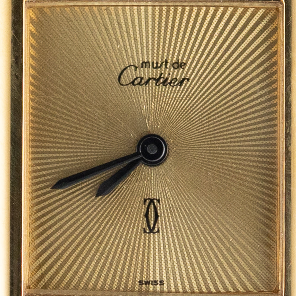 CARTIER SM MUST DE TANK DISCOR DIAL
