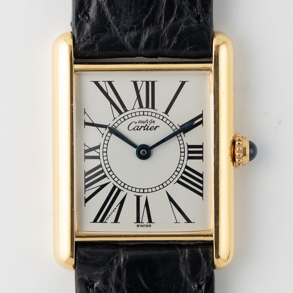 CARTIER LM MUST DE TANK REF.1615 OPARAN DIAL