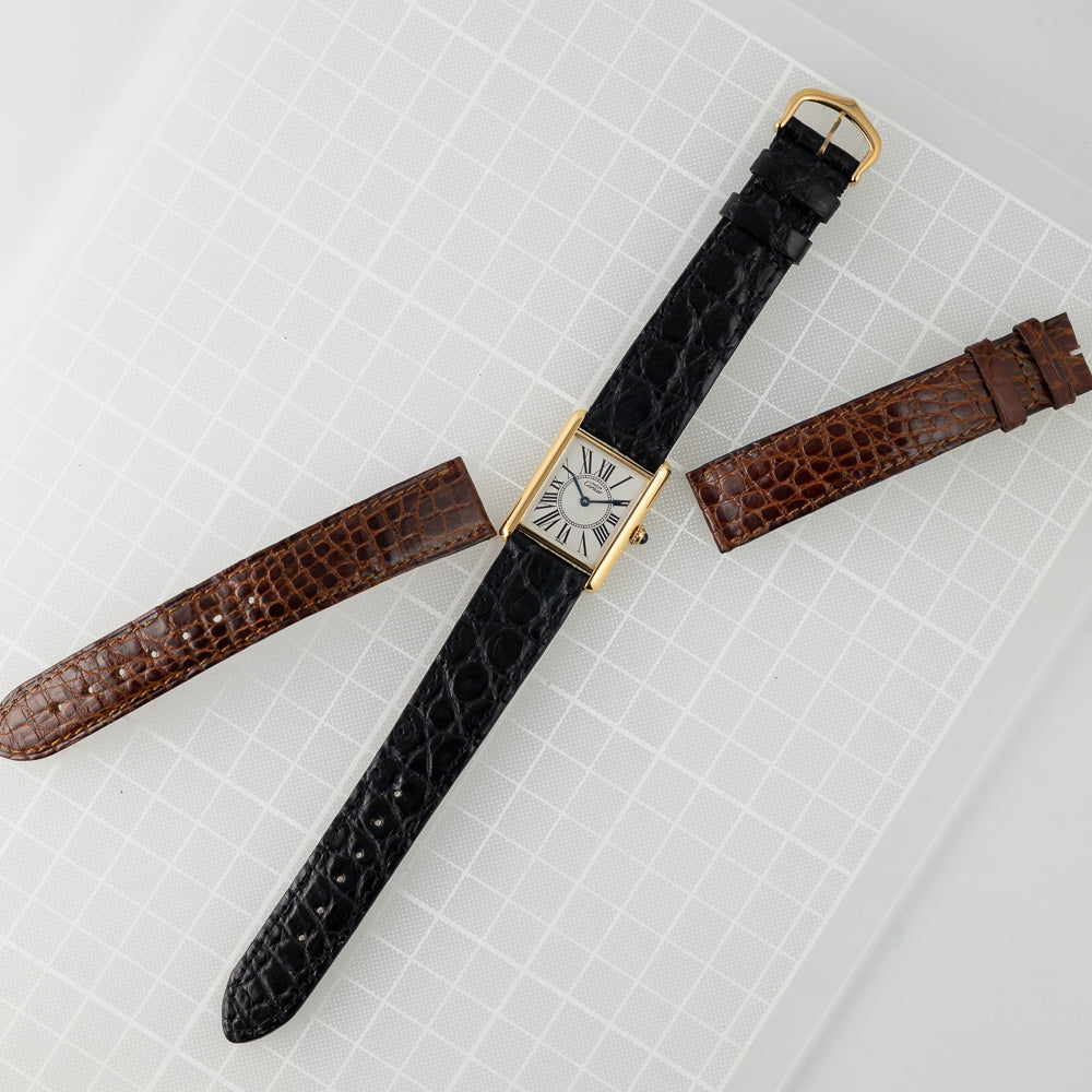 CARTIER LM MUST DE TANK REF.1615 OPARAN DIAL