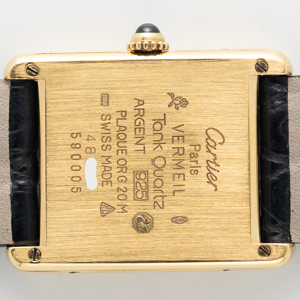 CARTIER LM MUST DE TANK REF.590005