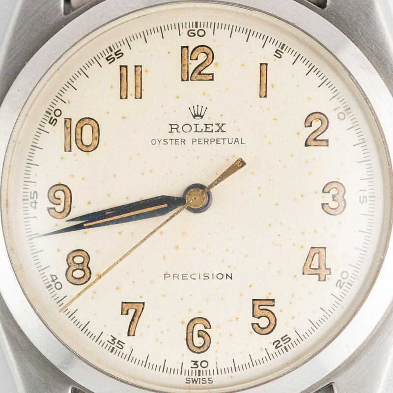 ROLEX BUBBLE BACK Ref.6098 with REG.875088 England Bracelet