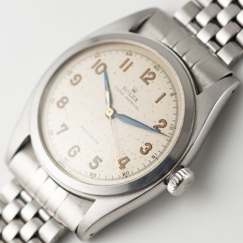 ROLEX BUBBLE BACK Ref.6098 with REG.875088 England Bracelet