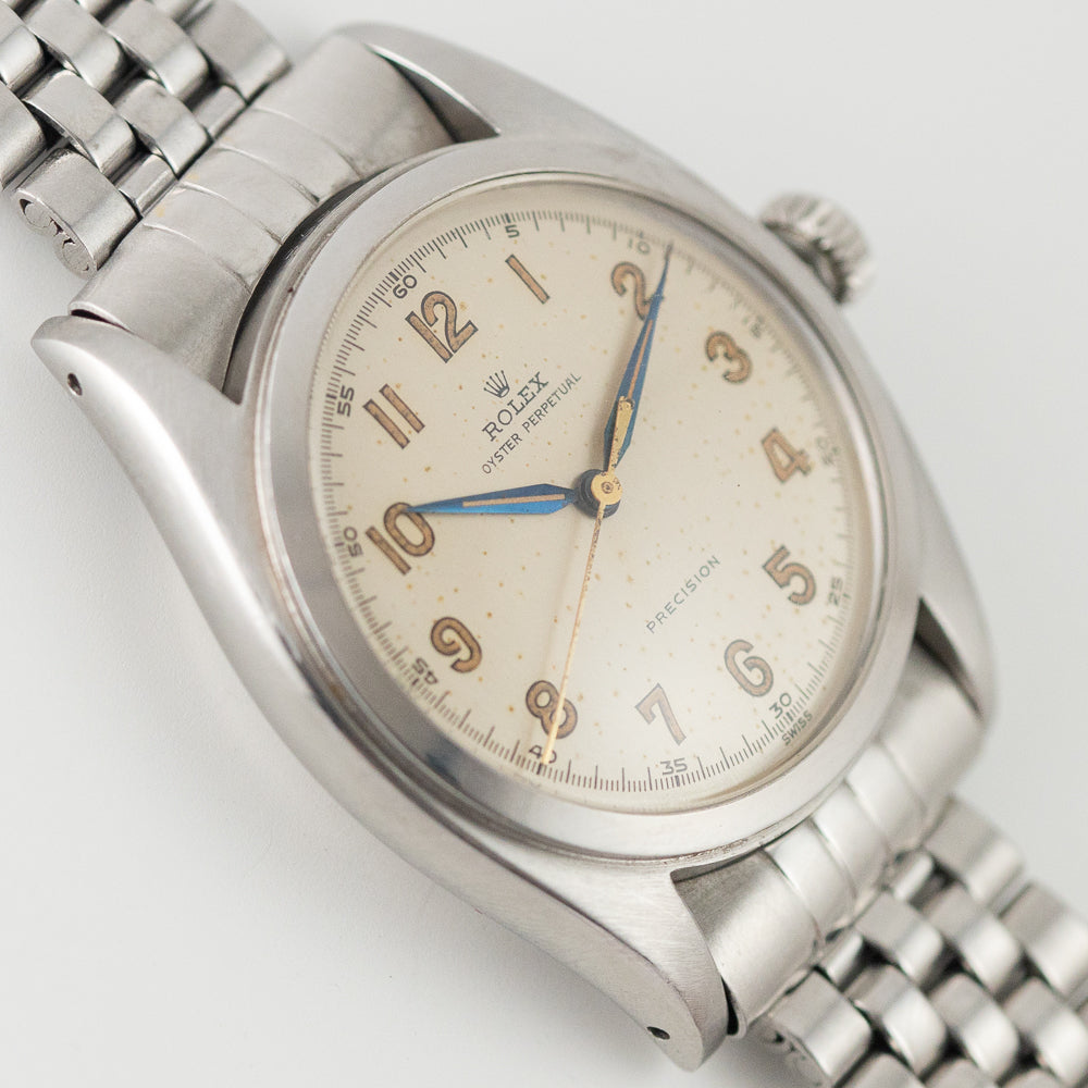 ROLEX BUBBLE BACK Ref.6098 with REG.875088 England Bracelet
