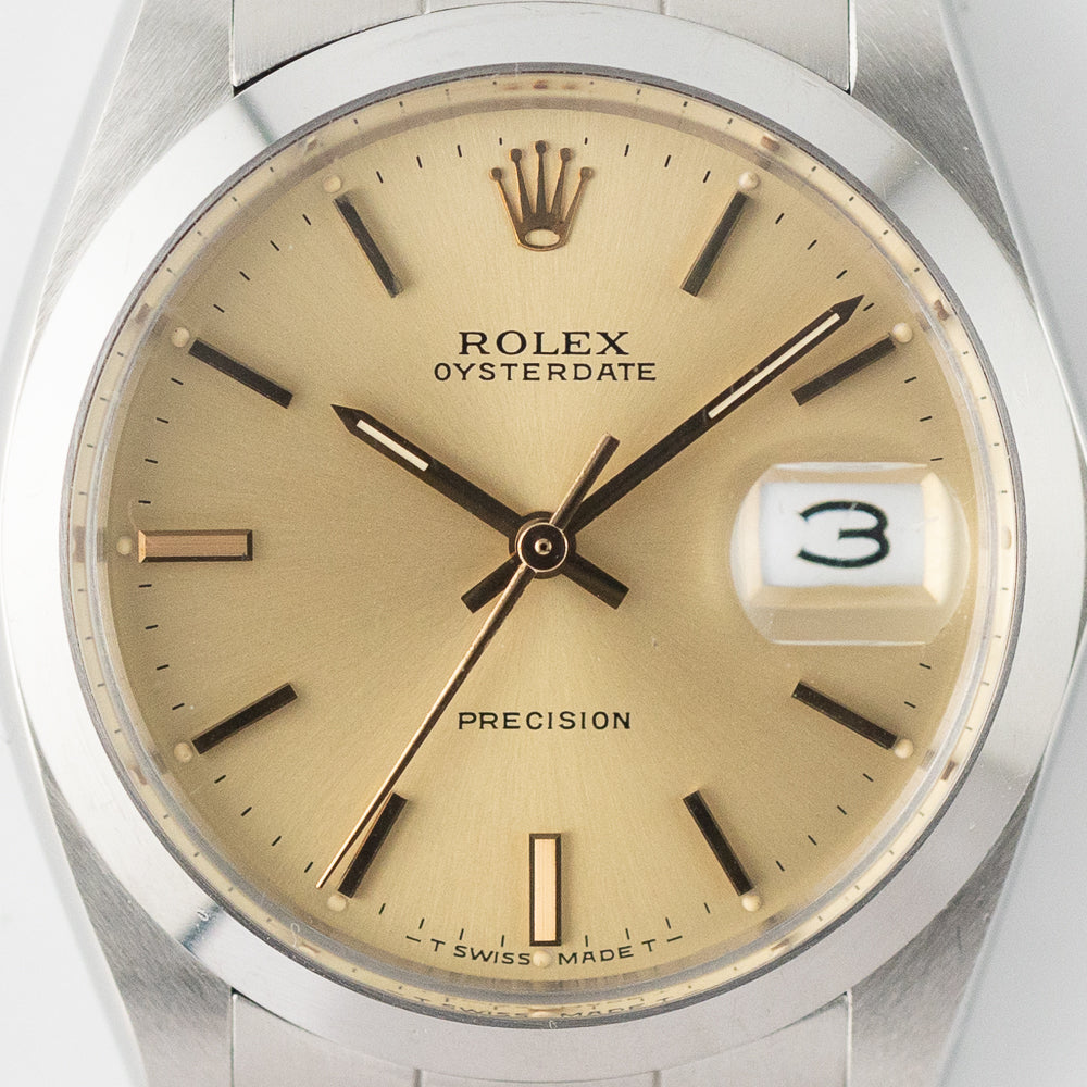 ROLEX OYSTERDATE Ref.6694 Gold Dial
