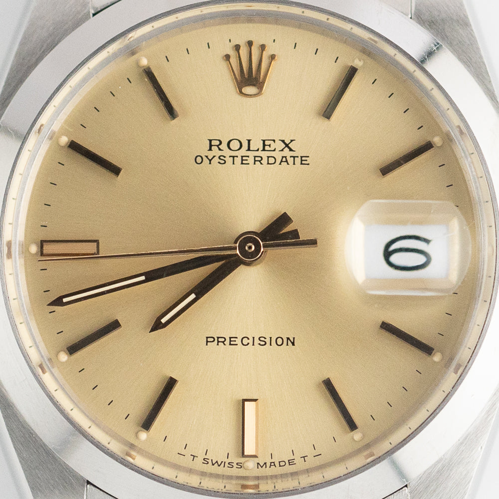 ROLEX OYSTERDATE Ref.6694 Gold Dial