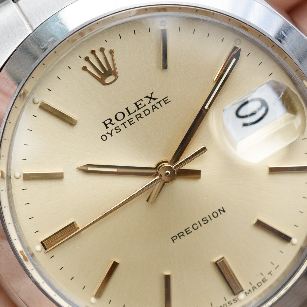 ROLEX OYSTERDATE Ref.6694 Gold Dial