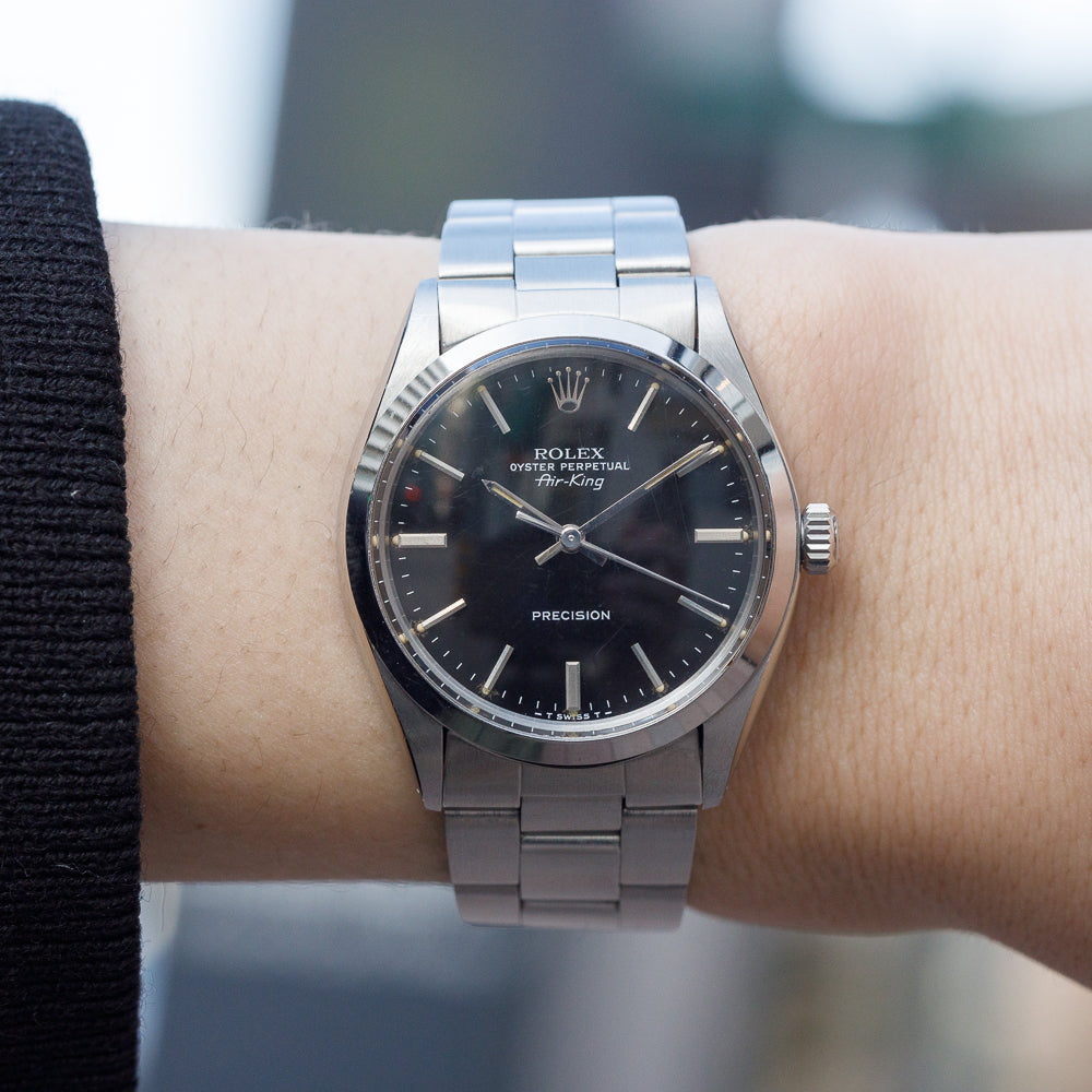 ROLEX Air-King Ref.5500 Black Mirror Dial