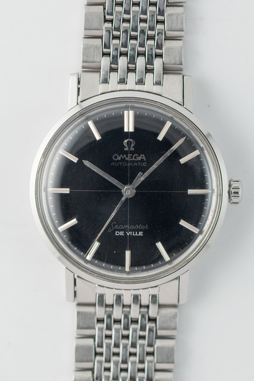 OMEGA Seamaster DE VILLE Ref.14765 Black Gilt Dial – TIMEANAGRAM