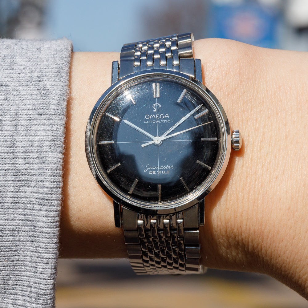OMEGA Seamaster DEVILLE Ref.166.020 Matte Gilt Dial