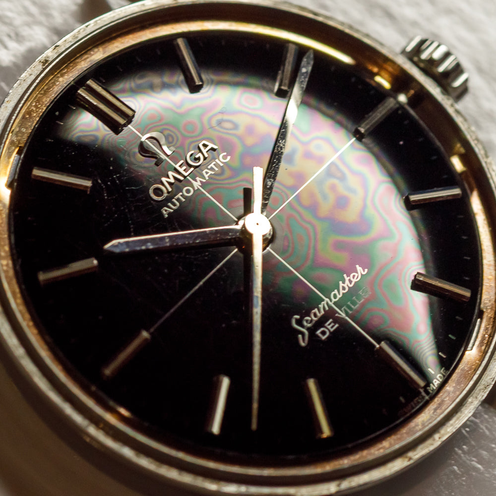 OMEGA Seamaster DE VILLE Ref.14765 Black Gilt Dial