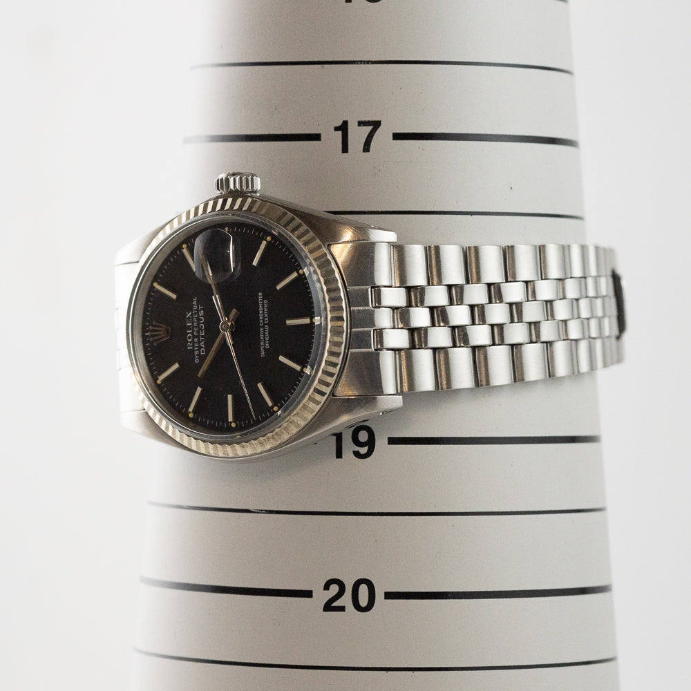 ROLEX DATEJUST Ref.1601 Black Matte Dial