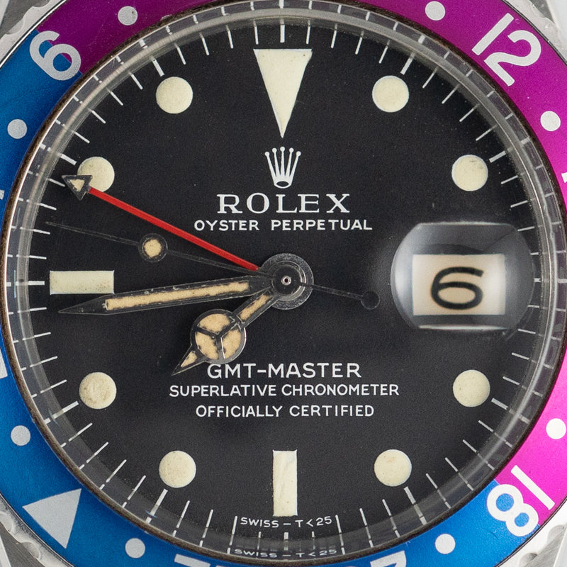ROLEX GMT-MASTER Ref.1675 MK0.5 Fuchsia Bezel – TIMEANAGRAM