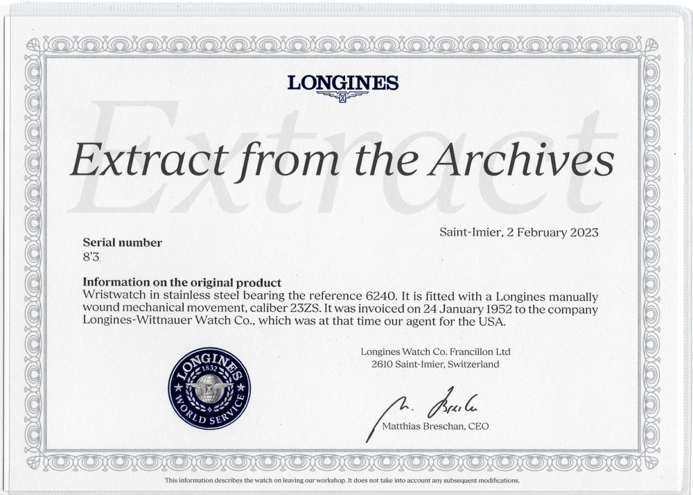 LONGINES Ref.6240
