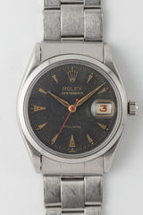 ROLEX OYSTERDATE Ref.6294 Black Guilloche Dial with Expansion Bracelet