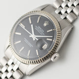 ROLEX DATEJUST Ref.1601 Black Matte Dial