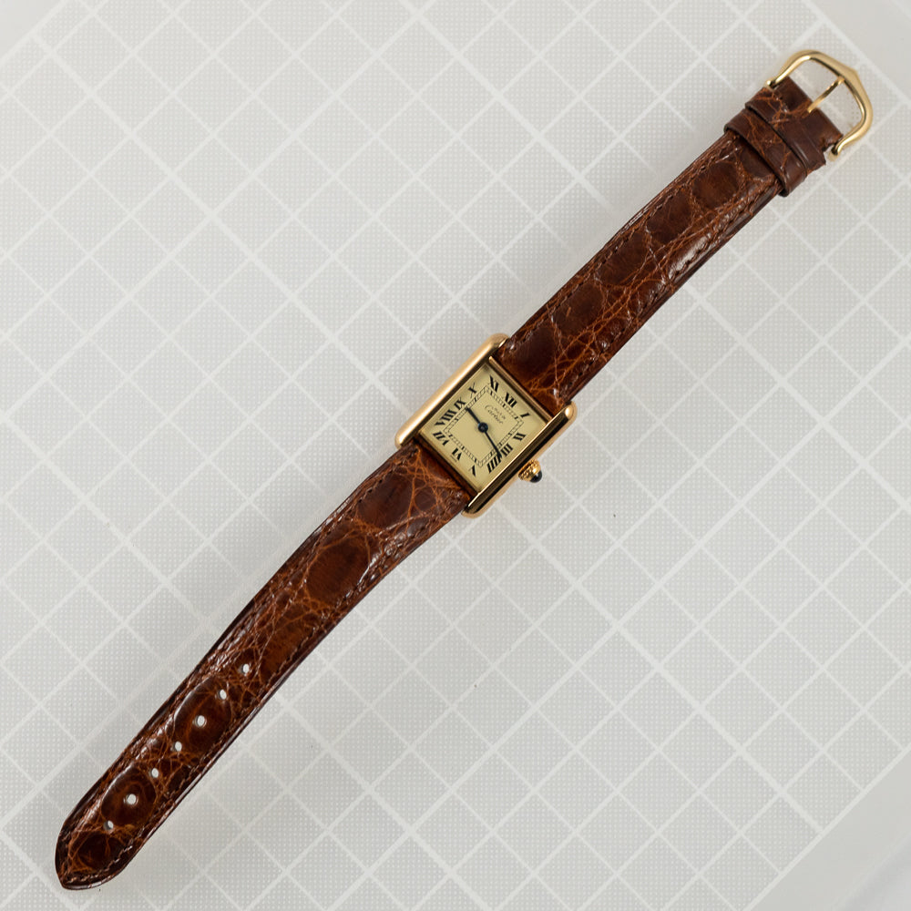 CARTIER SM MUST DE TANK REF.5057001 almost NEW OLD STOCK
