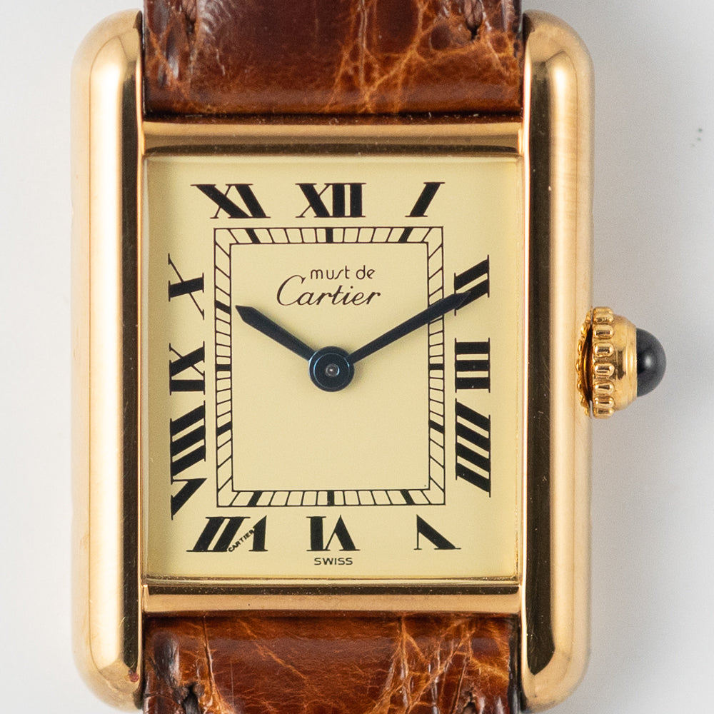 CARTIER SM MUST DE TANK REF.5057001 almost NEW OLD STOCK