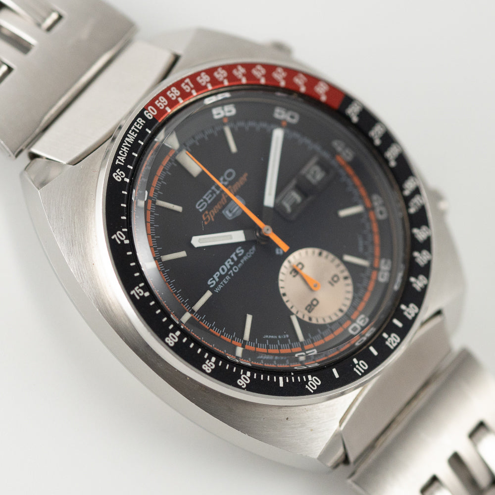 SEIKO Coke 5 Sports Speed Timer Ref.6139-6031 New Old Stock 