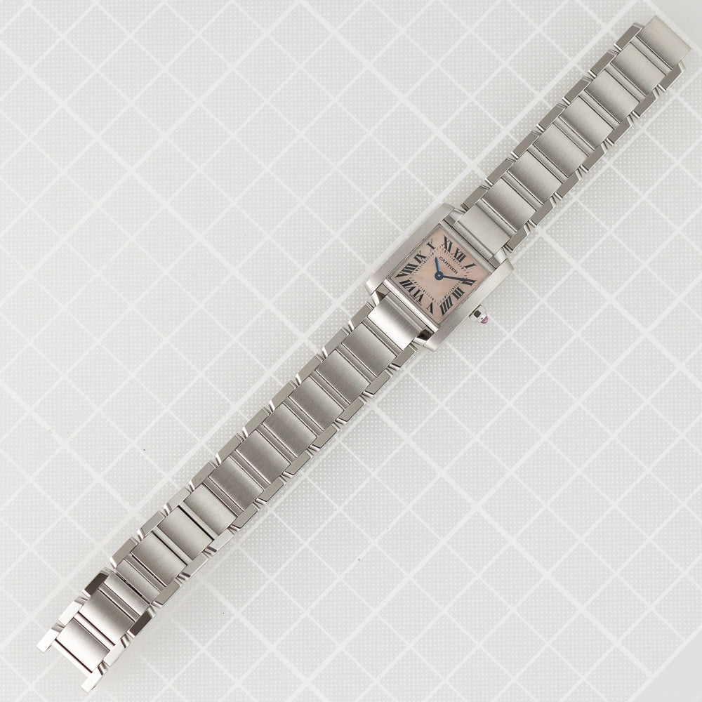 CARTIER SM TANK FRANCAISE Ref.2384 MOP Dial